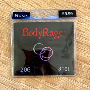 Set of 3 nose rings